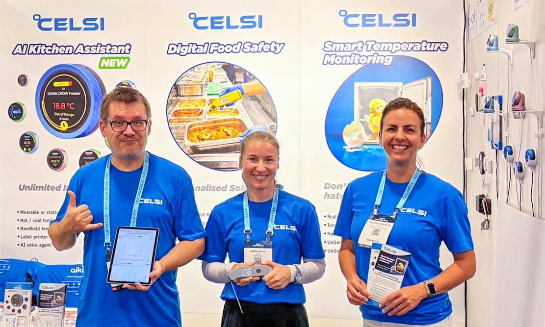 The °Celsi team at Food & Hospitality Week 2026, Stand #B27 ICC Sydney